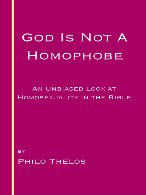 Title details for God Is Not a Homophobe by Philo Thelos - Available